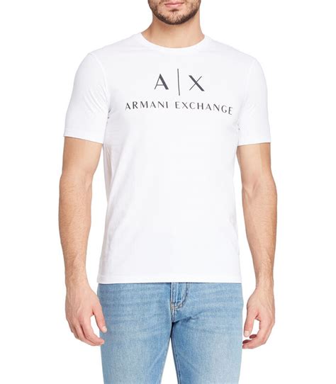 playera armani exchange blanca|armani exchange online.